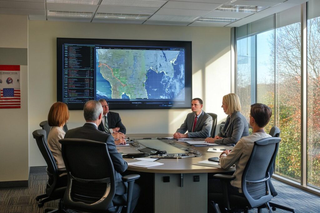 national security team in action